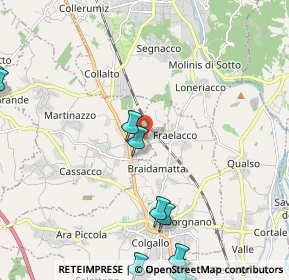 Mappa Via G. B. Galerio, 33010 Cassacco UD, Italia (3.31615)