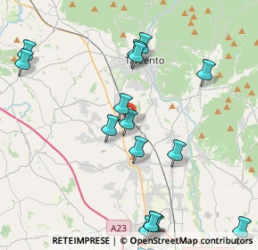 Mappa Via G. B. Galerio, 33010 Cassacco UD, Italia (5.23056)