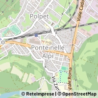 Карта Ponte nelle Alpi