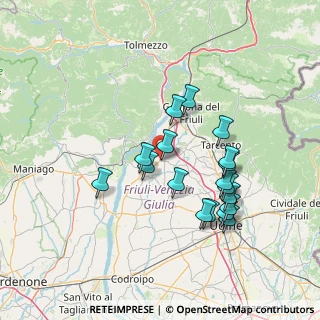 Mappa Viale Rino Snaidero Cavaliere del Lavoro, 33030 Majano UD, Italia (13.165)