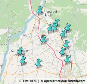 Mappa Autostrada Tarvisio-Udine km 37, 33010 Colloredo di Monte Albano UD, Italia (7.87)