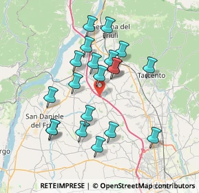 Mappa Autostrada Tarvisio-Udine km 37, 33010 Colloredo di Monte Albano UD, Italia (6.646)