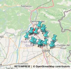 Mappa Autostrada Udine-tarvisio Ledra Ovest, 33010 Colloredo di Monte Albano UD, Italia (9.46722)