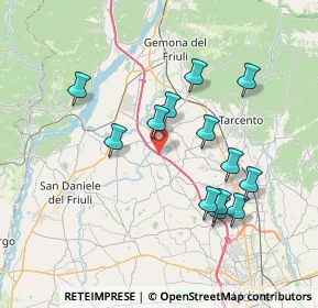 Mappa Autostrada Udine-tarvisio Ledra Ovest, 33010 Colloredo di Monte Albano UD, Italia (6.93077)