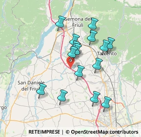 Mappa Autostrada Udine-tarvisio Ledra Ovest, 33010 Colloredo di Monte Albano UD, Italia (6.26938)