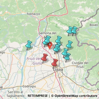 Mappa Vicolo Broade, 33010 Treppo Grande UD, Italia (10.32846)