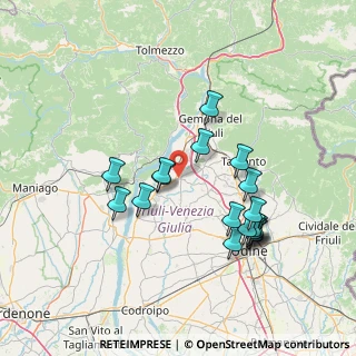 Mappa Via Carnia, 33030 Majano UD, Italia (13.99889)