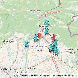 Mappa Via Carnia, 33030 Majano UD, Italia (12.33727)