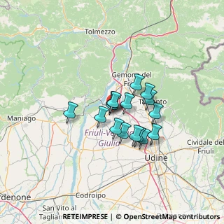 Mappa 33030 Majano UD, Italia (8.855)
