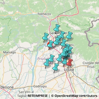 Mappa 33030 Majano UD, Italia (10.776)