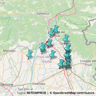 Mappa 33030 Majano UD, Italia (12.905)