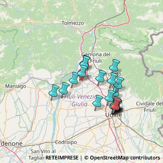 Mappa 33030 Majano UD, Italia (13.141)