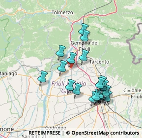 Mappa 33030 Majano UD, Italia (13.89316)