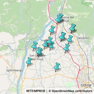 Mappa Via Alemagna, 33030 Majano UD, Italia (6.43556)
