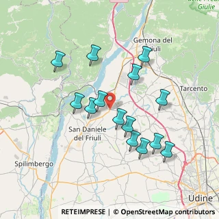 Mappa Via Alemagna, 33030 Majano UD, Italia (6.81071)