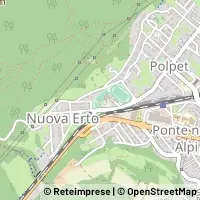Mapa Ponte nelle Alpi