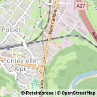Karte Ponte nelle Alpi