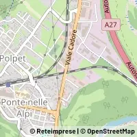 Karte Ponte nelle Alpi