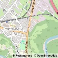Map Ponte nelle Alpi