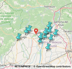 Mappa 33090 Travesio PN, Italia (10.92333)