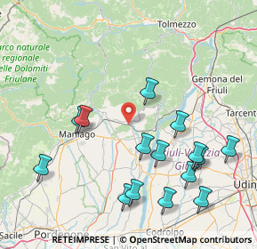 Mappa 33090 Travesio PN, Italia (17.58267)