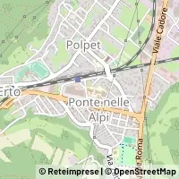 Map Ponte nelle Alpi