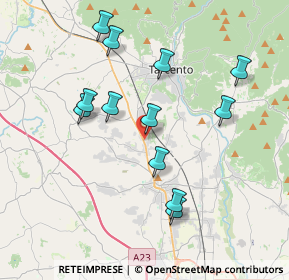 Mappa Strada Statale Pontebbana, 33010 Cassacco UD, Italia (3.6775)