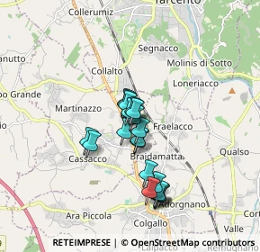 Mappa Via Pontebbana Km 143, 33010 Cassacco UD, Italia (1.2125)