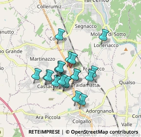 Mappa Via Pontebbana Km 143, 33010 Cassacco UD, Italia (1.2915)