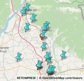 Mappa Strada Statale Pontebbana, 33010 Cassacco UD, Italia (9.282)