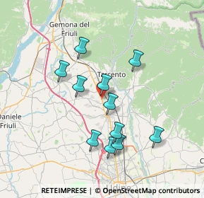 Mappa Via Pontebbana Km 143, 33010 Cassacco UD, Italia (6.41273)