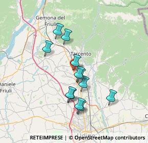 Mappa Via Pontebbana Km 143, 33010 Cassacco UD, Italia (5.95083)