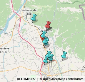 Mappa Strada Statale Pontebbana, 33010 Cassacco UD, Italia (5.31818)