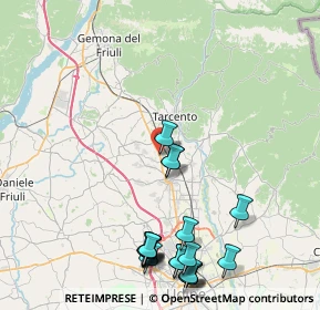 Mappa Via Pontebbana Km 143, 33010 Cassacco UD, Italia (10.211)