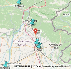 Mappa Via Pontebbana Km 143, 33010 Cassacco UD, Italia (37.94182)