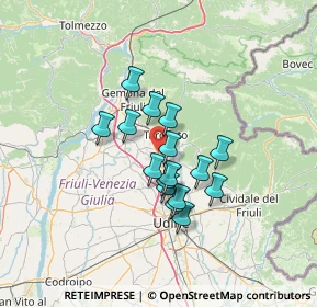Mappa Via Pontebbana Km 143, 33010 Cassacco UD, Italia (9.6325)