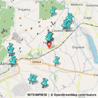 Mappa Via Circonvallazione Nuova, 33092 Fanna PN, Italia (2.489)