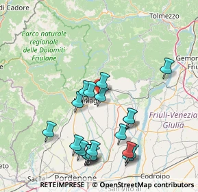 Mappa Via Circonvallazione Nuova, 33092 Fanna PN, Italia (16.417)