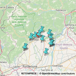Mappa Via Circonvallazione Nuova, 33092 Fanna PN, Italia (10.15923)