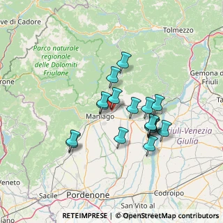 Mappa Via Circonvallazione Nuova, 33092 Fanna PN, Italia (11.33647)