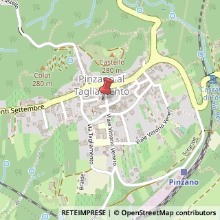 Mappa Viale Vittorio Veneto, 6, 33094 Pinzano al Tagliamento, Pordenone (Friuli-Venezia Giulia)