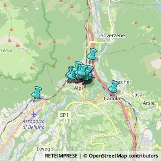 Mappa Via Stazione, 32014 Ponte Nelle Alpi BL, Italia (0.557)