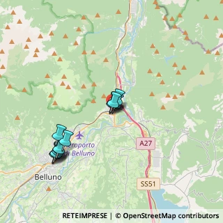 Mappa Via Stazione, 32014 Ponte Nelle Alpi BL, Italia (3.52385)