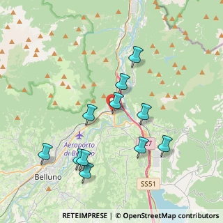 Mappa Via Stazione, 32014 Ponte Nelle Alpi BL, Italia (3.83909)