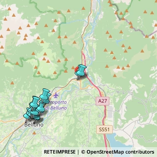 Mappa Via Stazione, 32014 Ponte Nelle Alpi BL, Italia (5.68765)