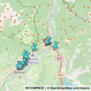 Mappa Via Stazione, 32014 Ponte Nelle Alpi BL, Italia (4.3575)
