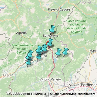 Mappa Via Stazione, 32014 Ponte Nelle Alpi BL, Italia (9.538)