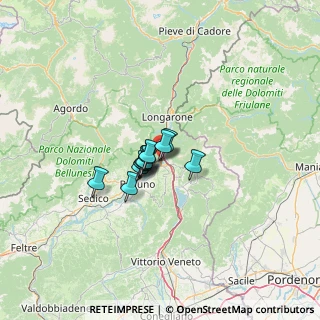Mappa Via Stazione, 32014 Ponte Nelle Alpi BL, Italia (6.23583)