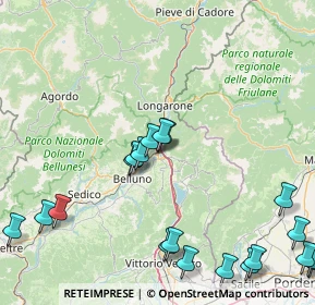 Mappa Via Stazione, 32014 Ponte Nelle Alpi BL, Italia (22.0985)