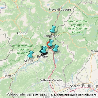 Mappa Viale Stazione, 32014 Ponte Nelle Alpi BL, Italia (7.17)